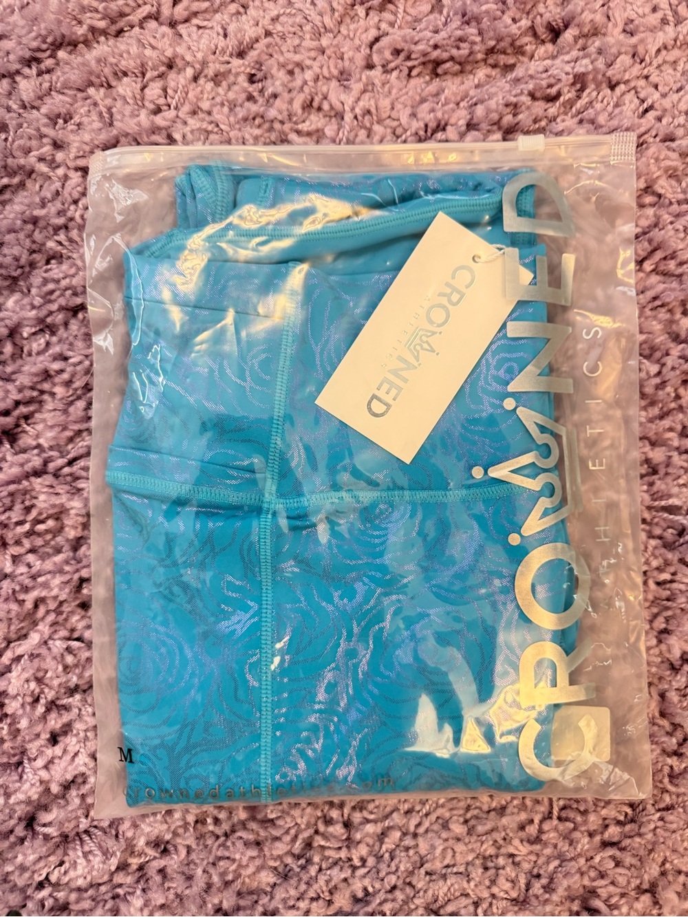 Crowned Athletics Beauty Sleep Blue Leggings